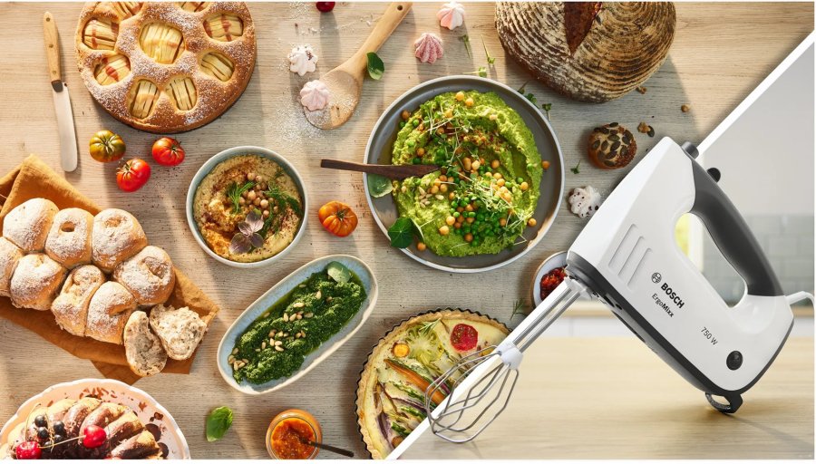 Bosch MFQ37470 rremaskine og mikser Hndmixer 750 W Sort, Hvid #3