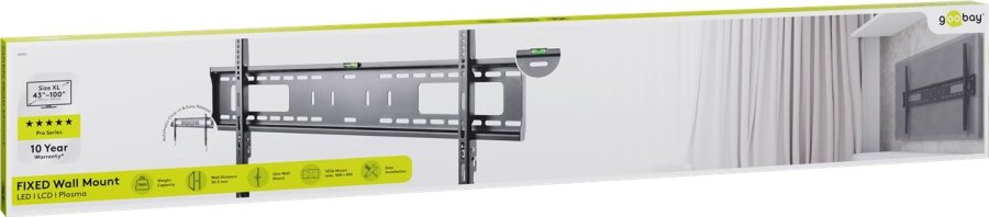 Goobay 49892 tv-beslag 2,54 m (100