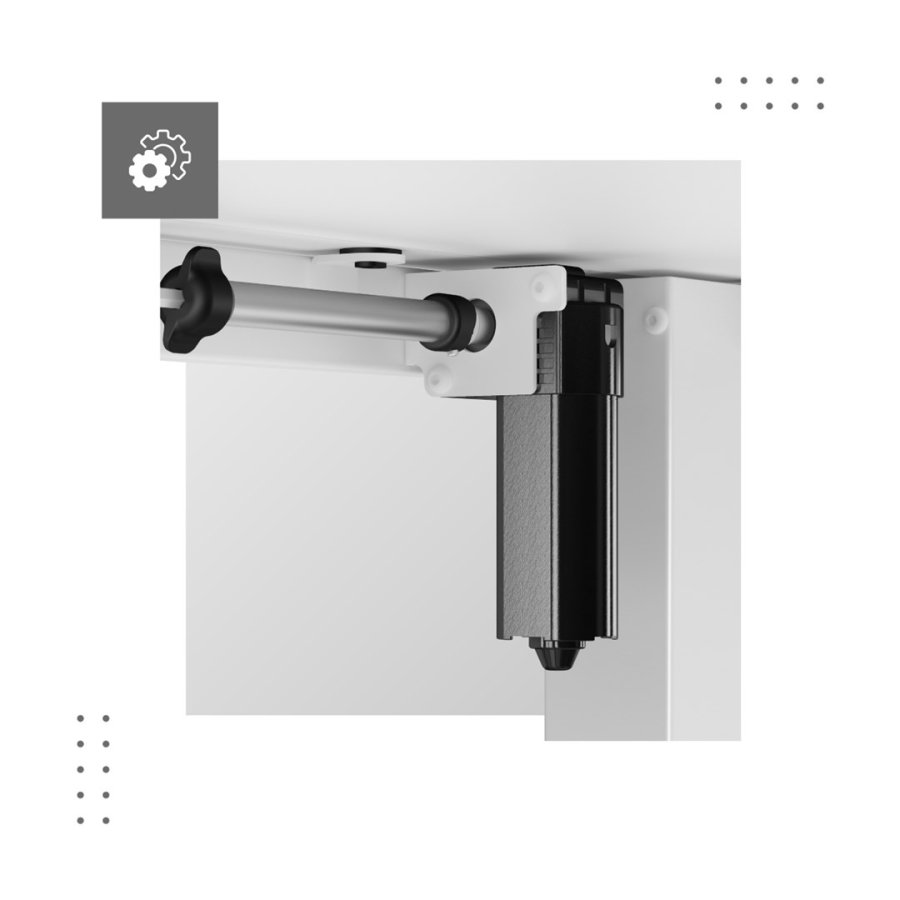 Elektrisk skrivebord MA-Leader 7.0 Hvid #8