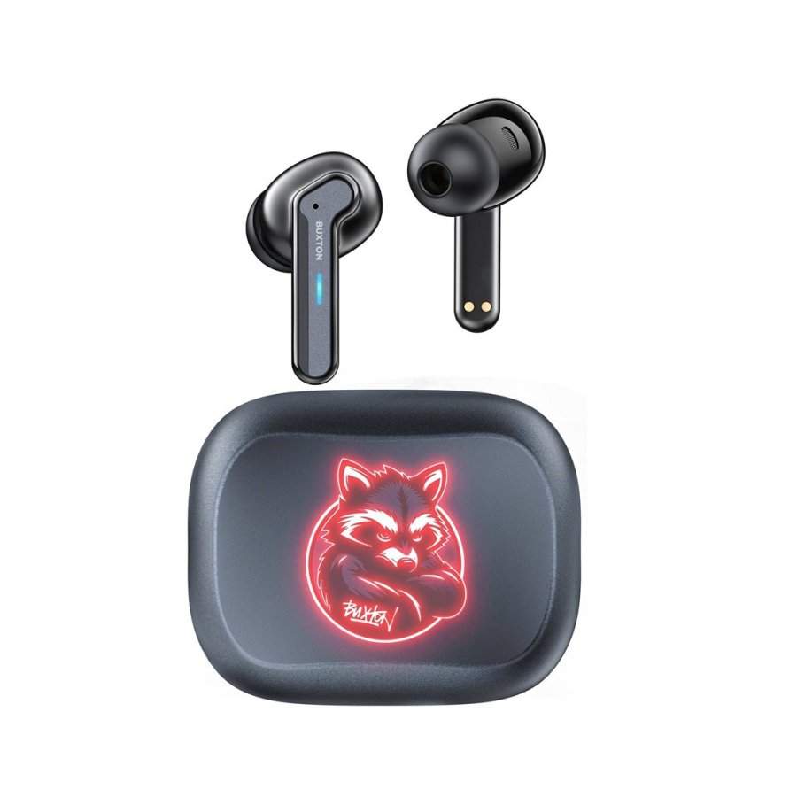Buxton BTW 8200 Racoon - Tr�dl�se in-ear-h�retelefoner med opladningsetui, hvide #3
