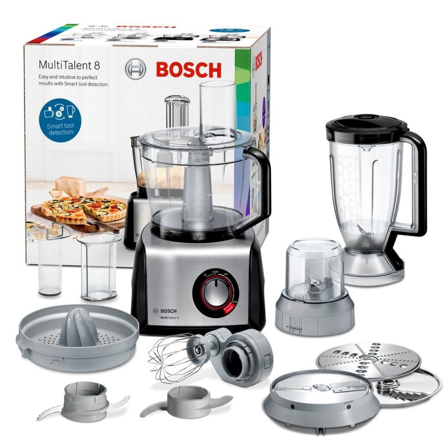 Bosch MC812M844 foodprocessor 1250 W 3,9 L Sort, Rustfrit stl #3