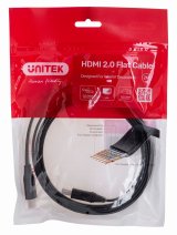 UNITEK KABEL HDMI 2.0 4K60HZ,FLAD,2M,C11063BK-2M #1
