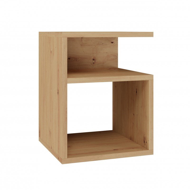TINI natbord 30x30x40, hndvrksmssigt egetr #1