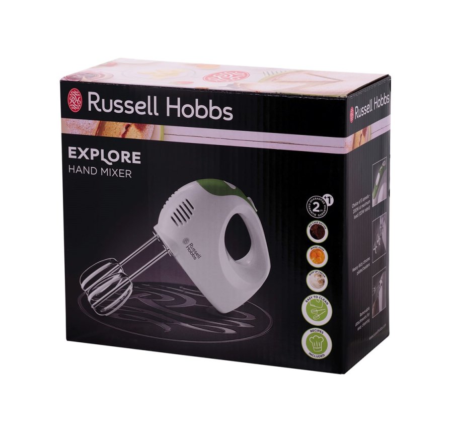 Russell Hobbs 22230-56 rremaskine og mikser Hndmixer 125 W Gr, Hvid #5