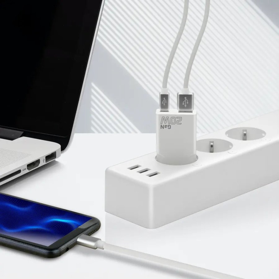 Charger everActive GaN SUPER SLIM SC-340Q USB QC3.0 and USB-C PD 20W #8