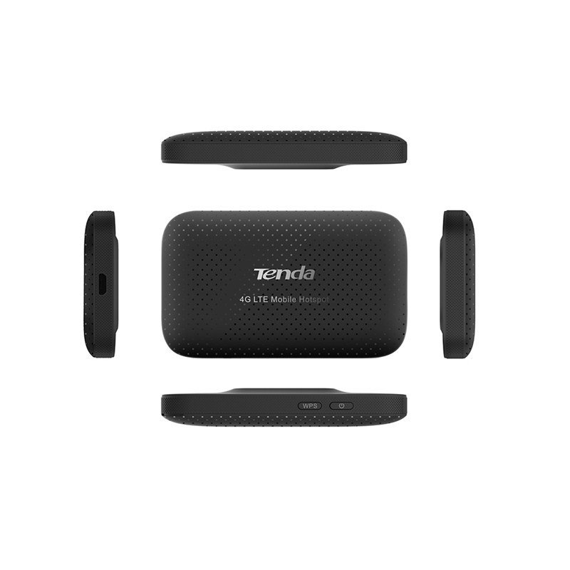 Tenda 4G185 trdls router Enkelt band (2,4 GHz) 4G Sort #4