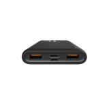 SILICON POWER QP15 Powerbank Eksternt batteri 10000 mAh 2x USB QC 3.0 1x USB-C PD (SP10KMAPBKQP150K) Sort #4