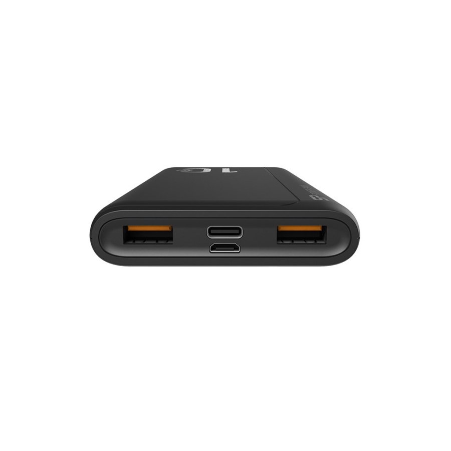 SILICON POWER QP15 Powerbank Eksternt batteri 10000 mAh 2x USB QC 3.0 1x USB-C PD (SP10KMAPBKQP150K) Sort #4
