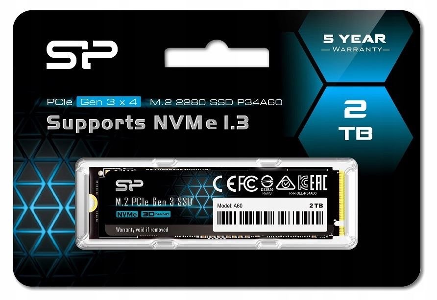 Silicon Power P34A80 M.2 2048 GB PCI Express 3.0 SLC NVMe #2