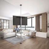 Teleskopisk tv-holder, lofts-/gulvstativ med hylde Maclean MC-791N 37