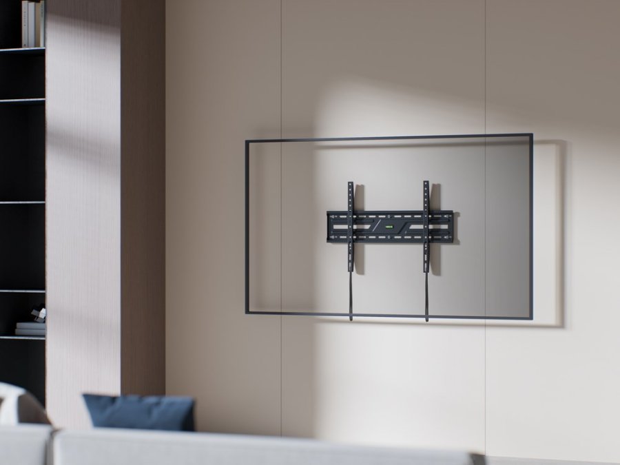 Gembird WM-86F-01 TV-vægbeslag (fast), 37”-86”, sort #9