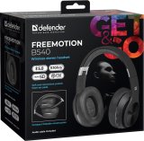 Defender FreeMotion B540 Headset Tr�dl�s Opkald/musik Bluetooth Sort #9