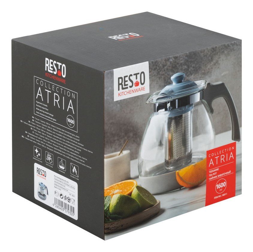 Resto Kitchenware 90511 tepot Enkelt tekande 1600 ml Bl, Gr #28