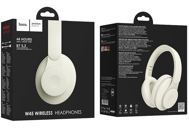 Hoco W45 Enjoy Trdlst Bluetooth In-Ear Headset Hvid #4