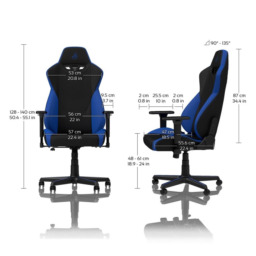 Nitro Concepts S300 Polstret sde Polstret rygln #18