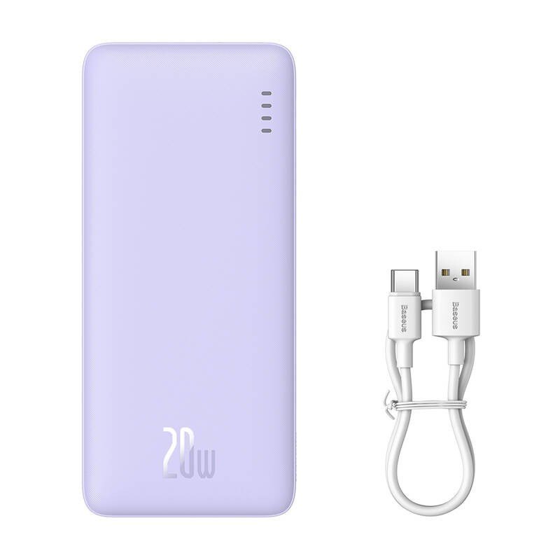 Baseus Airpow Lithium-polymer powerbank 10000 mAh 20 W Lilla #1