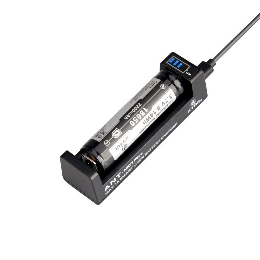 Hurtig oplader til Li-ion 18650 cylindriske batterier Xtar ANT MC1 Plus #2
