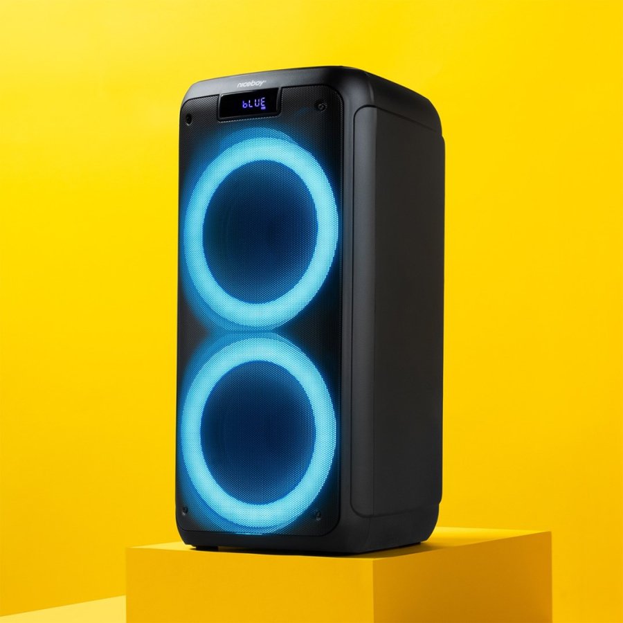 Niceboy PARTY Boss 2 (200W) B�rbar mono h�jttaler Sort #3