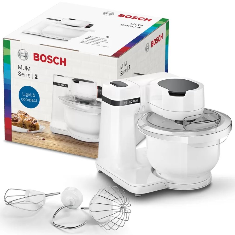 Bosch Serie 2 MUMS2AW00 foodprocessor 700 W 3,8 L Hvid #2
