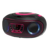 Denver TCL-212BT PINK Brbar CD-afspiller Sort, Lyserd #6