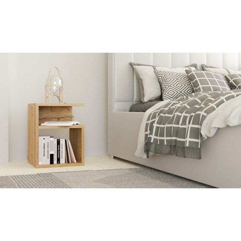 TINI natbord 30x30x40, hndvrksmssigt egetr #4