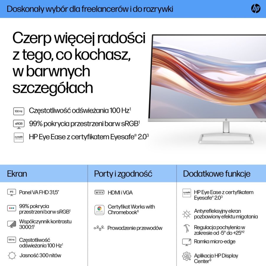 HP Serie 5 31,5-tommer FHD-skrm - 532sf #4