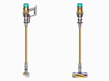 Dyson V12 Detect Slim Absolute 2-i-1 stangstvsuger Batteri Dry HEPA Posels Guld #2