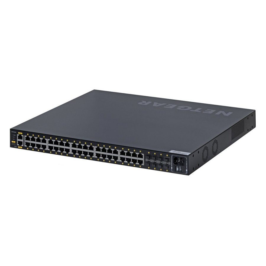 NETGEAR GSM4248PX-100EUS netv�rksswitch Administreret L2/L3/L4 Gigabit Ethernet (10/100/1000) Str�m over Ethernet (PoE) Sort #5