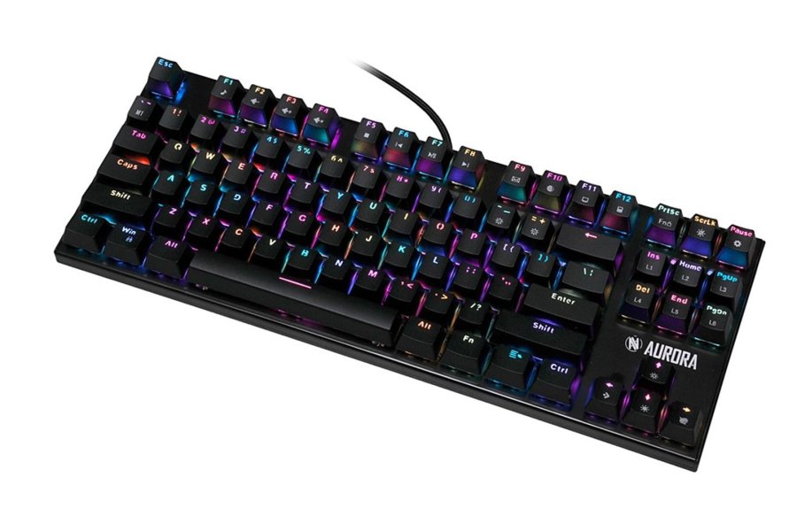 iBox IKGMK2R tastatur Spil USB QWERTY US engelsk Sort #5