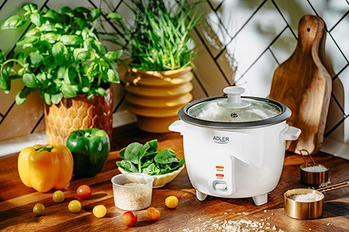 Riskoger ADLER AD 6418 300 W 0,6 L Hvid #21