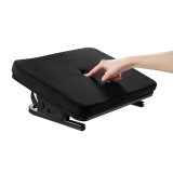 Maclean ergonomisk fodsttte, bensttte, trinls vinkelindstilling, aftagelig pude, MC-460 #4