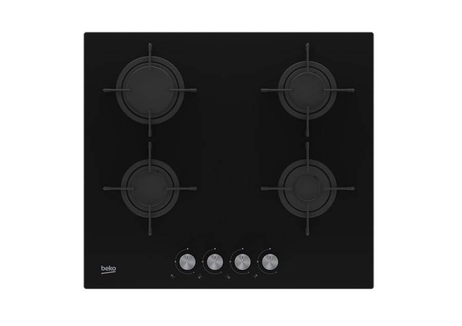 Beko HILG 64220 S kogeplade Sort Indbygget Gaskomfur 4 zone(s) #1