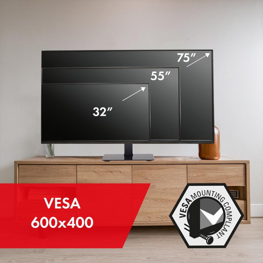 Universal tv-stativ Maclean til RTV-skabsstativ maks. 40 kg maks. VESA 600x400 til 32-75 tv MC-386 #6