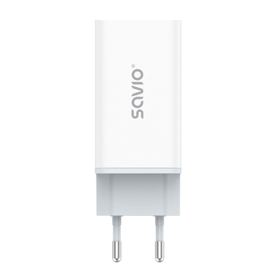 SAVIO LA-07 GaN 65W netoplader, USB, QC4.0+, PD 3.0, hvid #5
