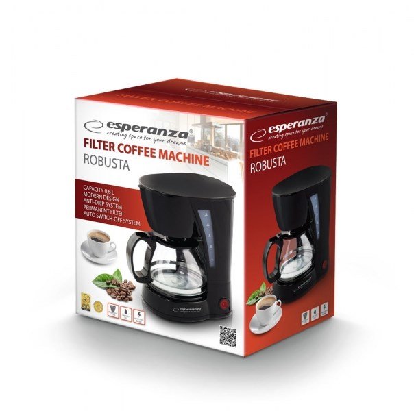 Esperanza EKC006 kaffemaskine Drbe kaffemaskine 0,6 L #3