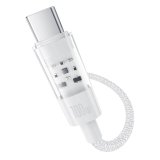 Baseus Gem USB C til USB C hurtigopladningskabel 1 m 100 W Hvid #3