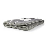 Nedis PEBL130CWT2 varmelagen og -pude Elektrisk tppe 120 W Gr, Hvid Fleece, Polyester #1