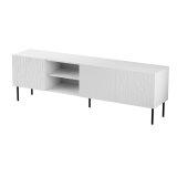 RTV JUNGLE kabinet 190x40,5x59,5 hvid mat + sorte ben #2