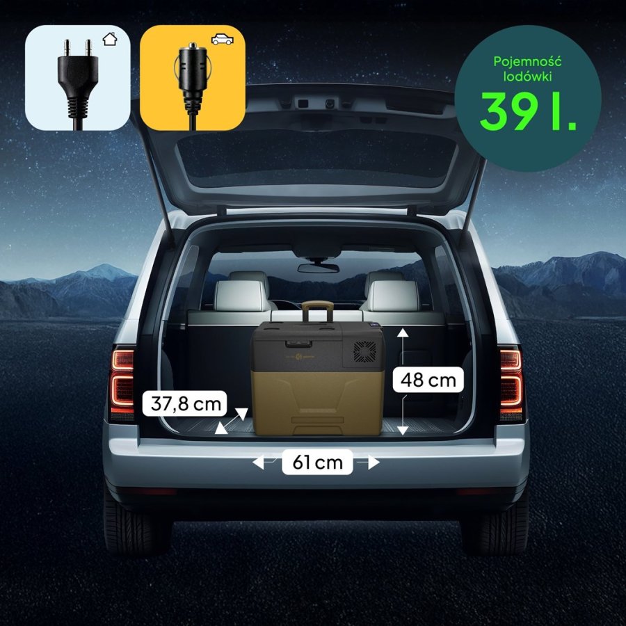 Peme Expedition 39 L k�leboks Elektrisk Brun #15