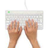 R-Go Tools Ergonomisch toetsenbord R-Go Compact Break, compact toetsenbord met pauzesoftware, QWERTZ (DE), bedraad, wit #6