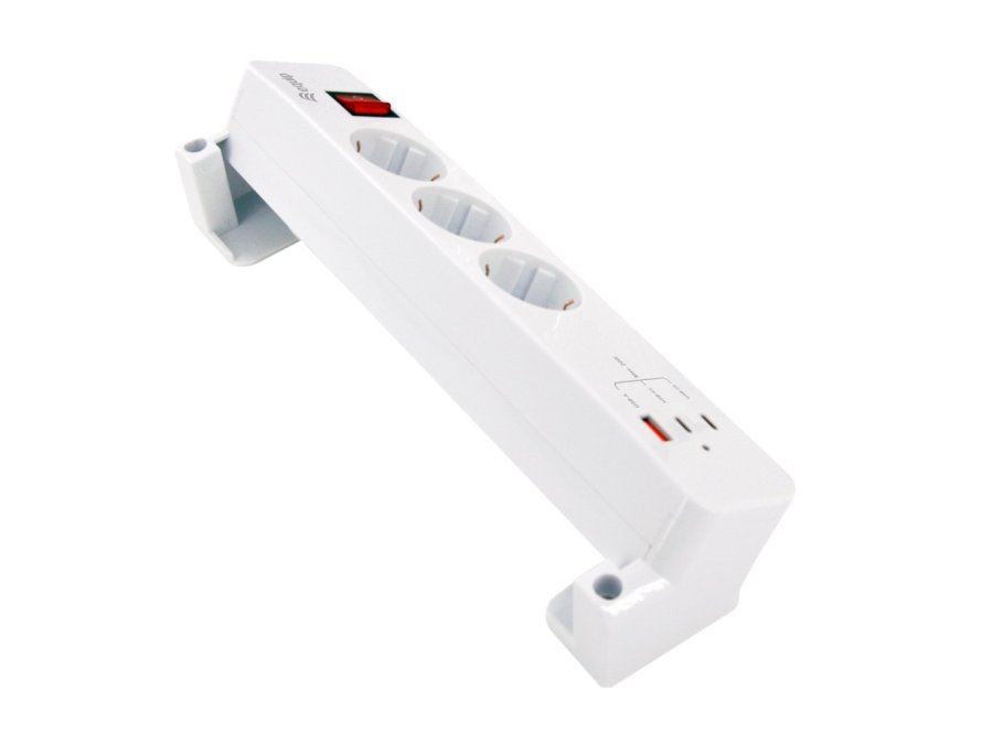 Equip 245556 stikd�se 2 m 3 AC stikkontakt(er) Indend�rs Hvid #2