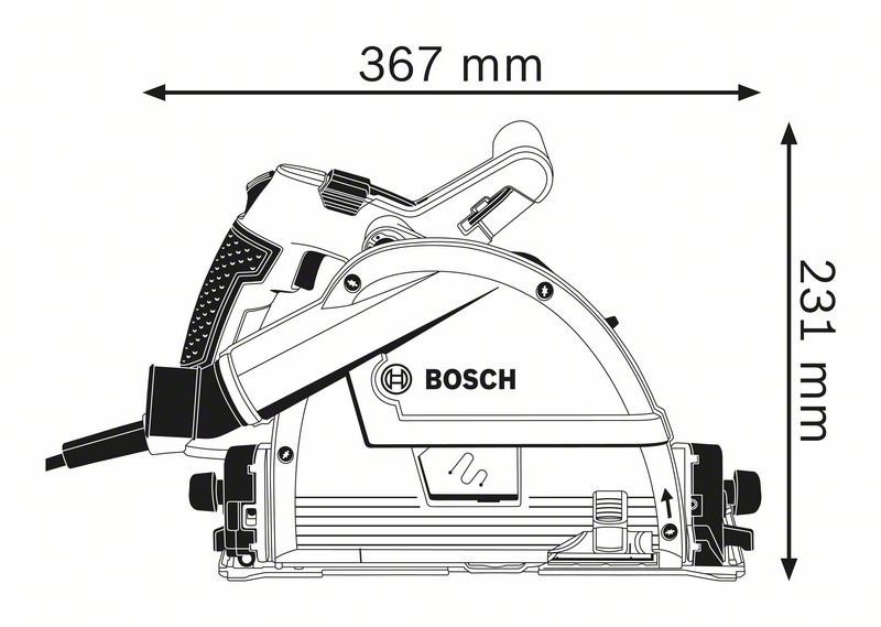 Bosch 0 601 675 001 transportabel rundsav 16,5 cm 6250 rpm 1400 W #3