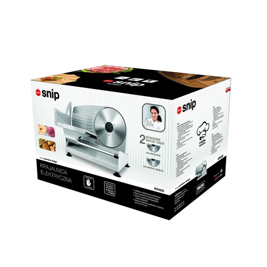 ELDOM Slicer SNIP, metal, 2 knive, effekt 150 W #3