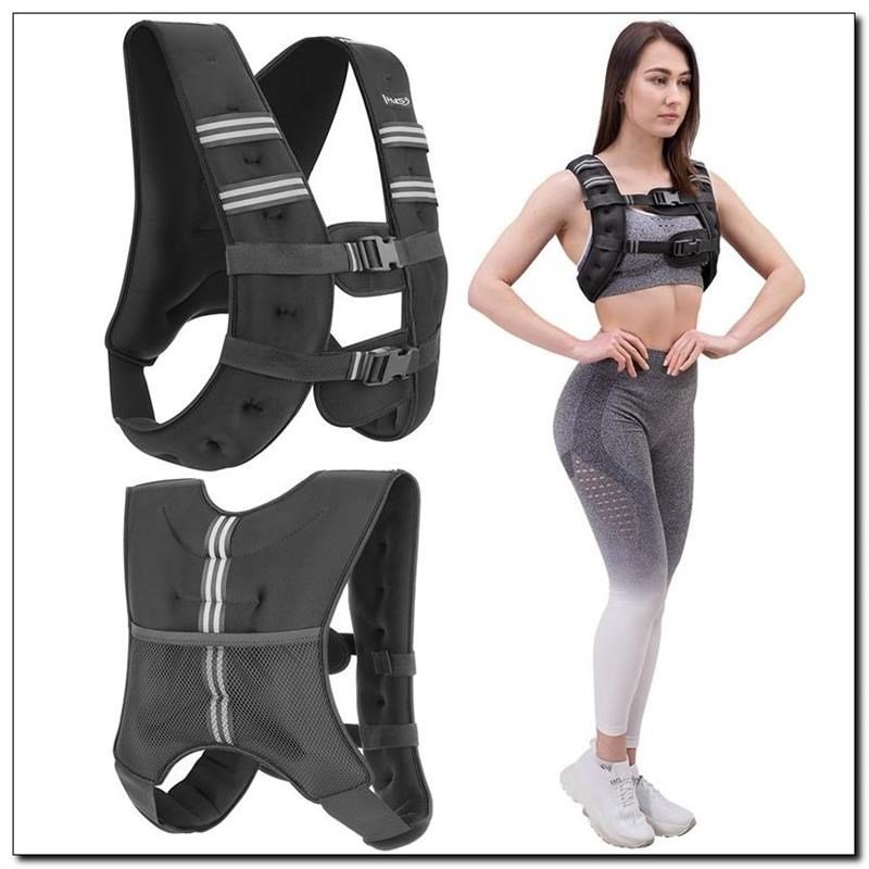 HMS Fitness KTO05 vgtvest 5 kg Neopren, Sand Sort #13