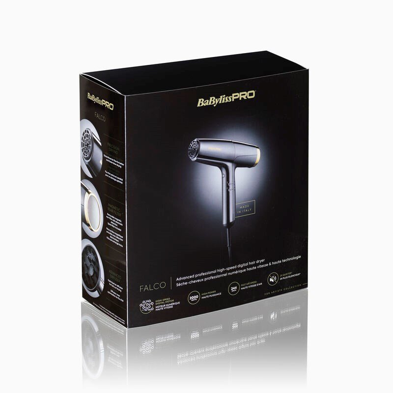 BaByliss Falco BAB8550E Professionel h�rt�rrer 2000 W Sort #10