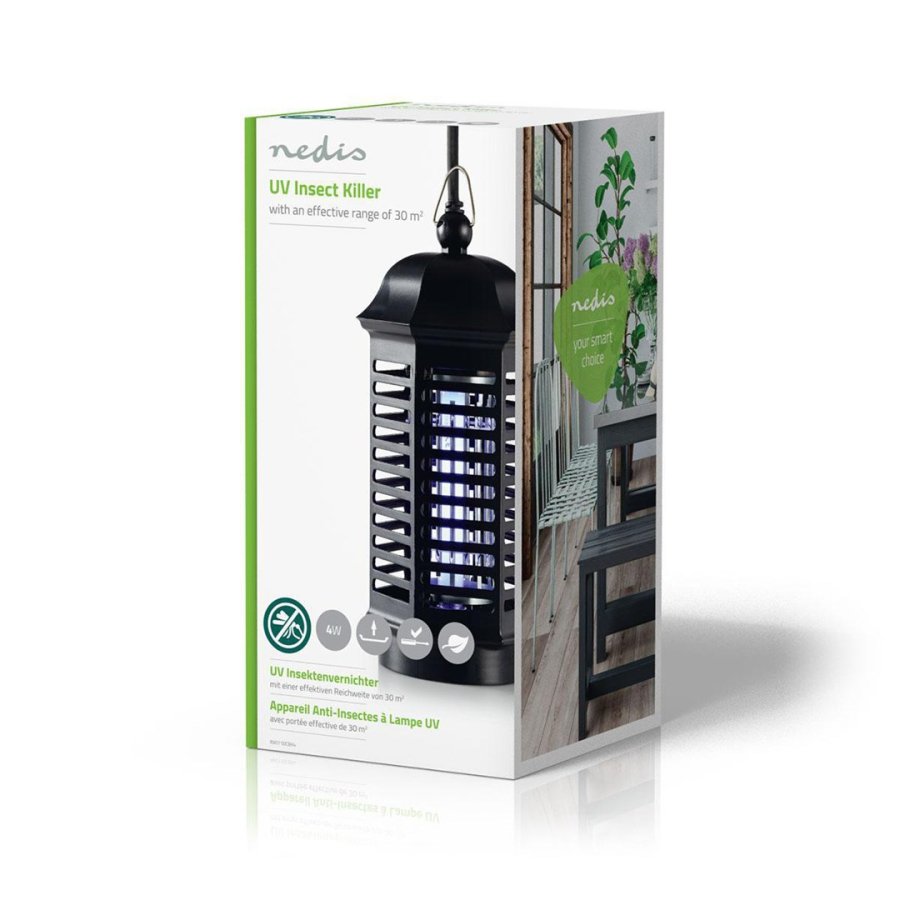 Nedis INKI110CBK4 insektflde Myggeflde Sort #3