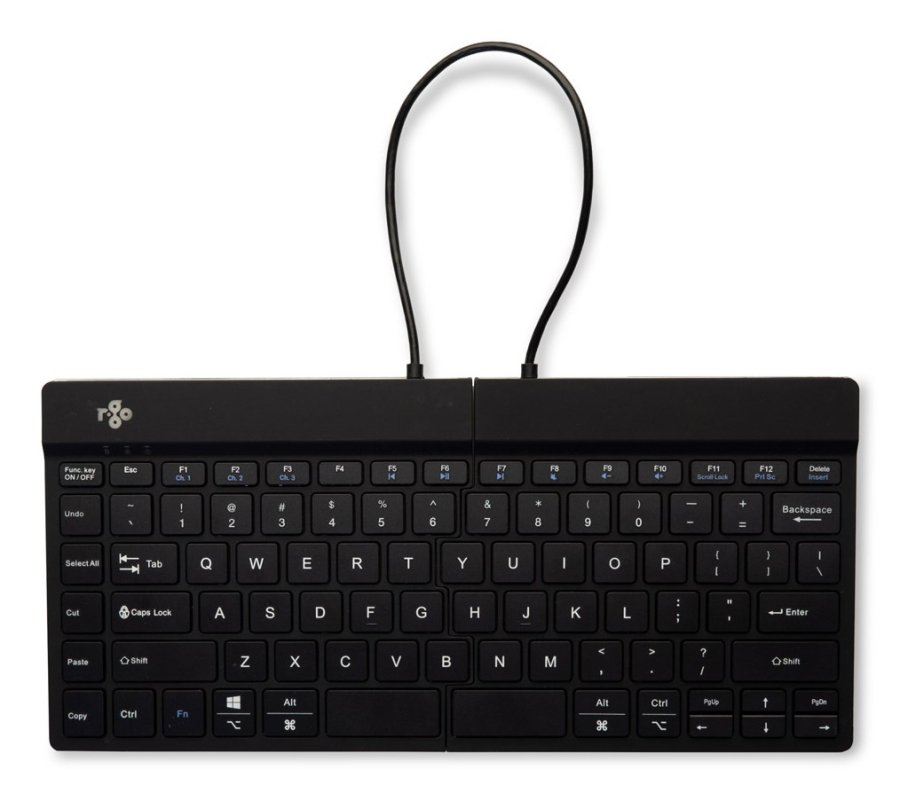 Wireless compact black keyboard R-GO TOOLS #5