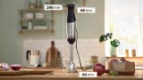 Bosch Serie 6 MSM6M621 blender 0,5 L Neds�nkning blender 1000 W Sort, Rustfrit st�l #2