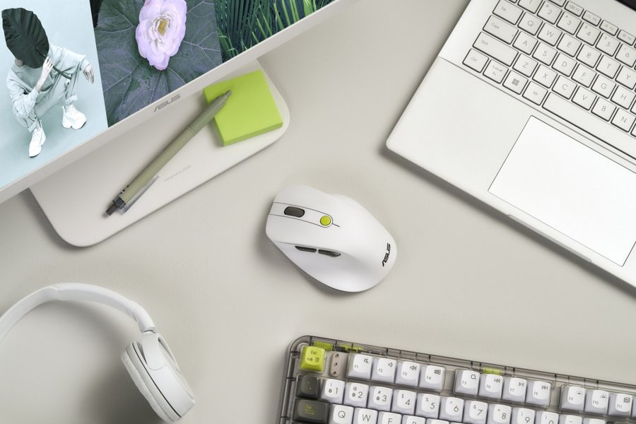 ASUS MD105 MOUSE/VT-GN mus Universel H�jre h�nd RF tr�dl�s + Bluetooth 2400 dpi #7