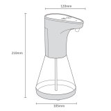 Automatisk dispenser til flydende sbe, desinfektionsmidler og geler Promedix PR-530 480 ml til 4 AA-batterier #22